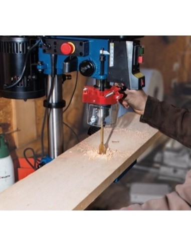 8 - Trapano a colonna da banco con laser 550w Scheppach dp16sl per ferro e metalli