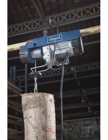 Paranco elettrico fino a 400kg 780w Scheppach hrs250