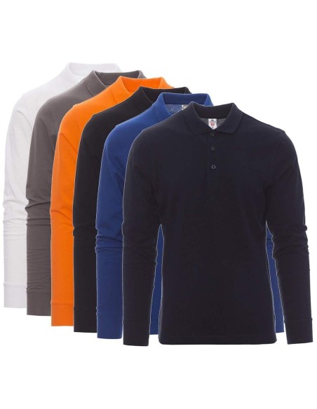 Polo manica lunga in cotone uomo Payper verona