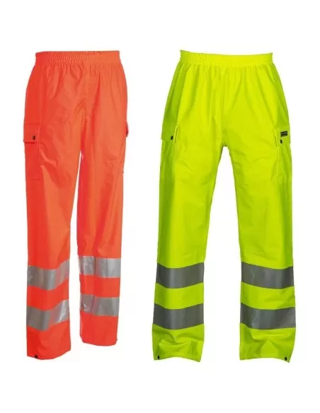 1 - Pantalone antipioggia alta visibilita' Payper river pants bande riflettenti