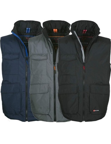 Gilet multitasche imbottito da lavoro uomo Payper wanted