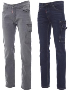 Pantalone taglio denim jeans multitasche Payper west uomo