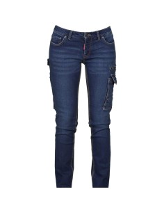 Pantalone taglio jeans donna multitasche Payper west lady denim