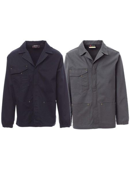 21 - Giacca da lavoro blu in cotone tasche Payper wing