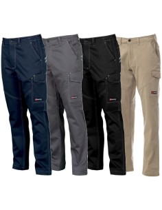 Pantalone da lavoro multistagione cotone multitasche Payper worker stretch