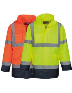 Parka giacchetto bande riflettenti alta visibilita' da lavoro Payper yard