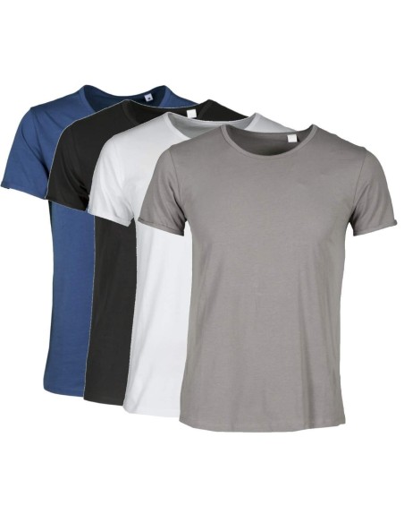 25 - T-shirt manica corta maglietta vintage girocollo cotone uomo Payper young