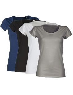 T-shirt manica corta Payper young lady maglietta sfiancata in cotone donna