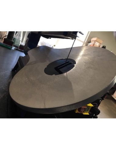 Traforo oscillante Scheppach sd1600v seghetto sega da legno piano inclinabile