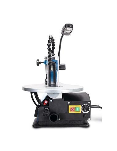 Traforo oscillante Scheppach sd1600v seghetto sega da legno piano inclinabile