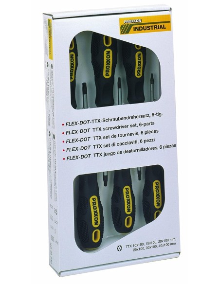 1 - Serie 6 giraviti cacciaviti torx PROXXON 22640 flex-dot