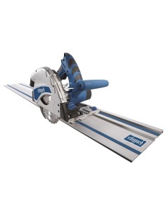 Sega circolare a immersione con barra binario guida 1400 mm Scheppach pl55