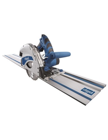 Sega circolare a immersione con barra binario guida 1400 mm Scheppach pl55