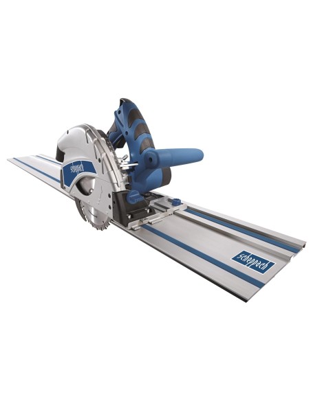 Sega circolare a immersione con barra binario guida 1400 mm Scheppach pl55