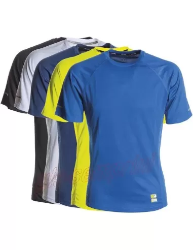 Maglietta t-shirt Payper running uomo manica corta poliestere fitness corsa