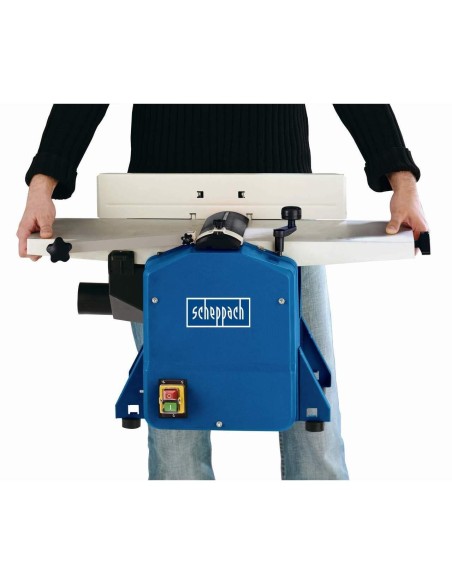 5 - Pialla a filo e spessore combinata per legno 1250 w 204 mm Scheppach hms850