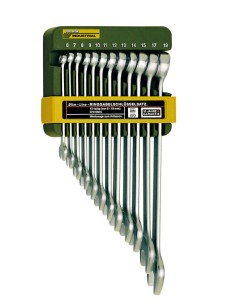 1 - Serie di chiavi combinate 12 pz 6-19 mm slim line PROXXON 23820