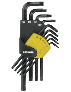 1 - Serie di chiavi torx angolate 8-50 mm 9 pz PROXXON 23944