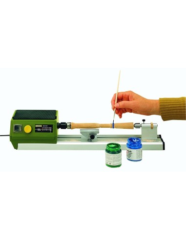 2 - Micro tornio per legno regolazione elettronica 220v modellismo PROXXON 27020