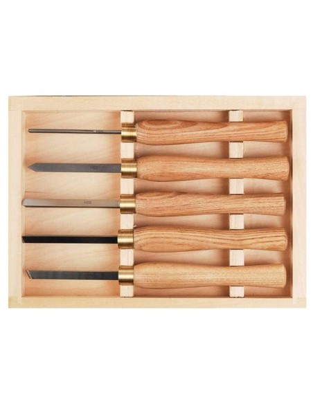 2 - Serie 5 micro scalpelli sgorbie x legno PROXXON micromot 27023