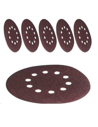 1 - Kit 6 dischi abrasivi ø 225 ricambio x levigatrici muro tutte le grana Scheppach