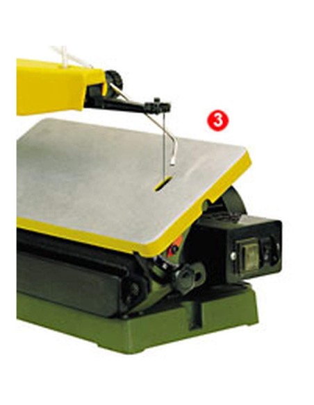 5 - Traforo oscillante PROXXON dsh seghetto sega da legno piano inclinabile