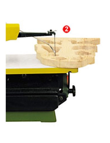 6 - Traforo oscillante PROXXON dsh seghetto sega da legno piano inclinabile