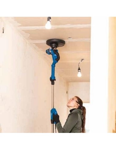 5 - Levigatrice muro carteggiatrice asta telescopica 710w ø 215 mm Scheppach ds930