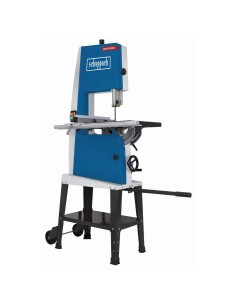 Sega a nastro da legno con banco Scheppach basa3 800w taglio 205/306mm con goniometro incluso