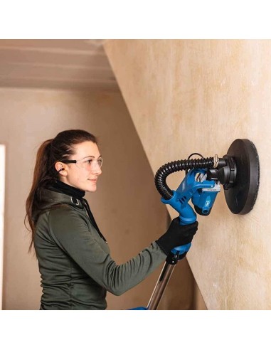 7 - Levigatrice muro carteggiatrice asta telescopica 710w ø 215 mm Scheppach ds930