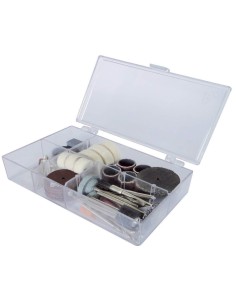 1 - Kit da 64 accessori per utensili Scheppach per attrezzi multiuso e minitrapano