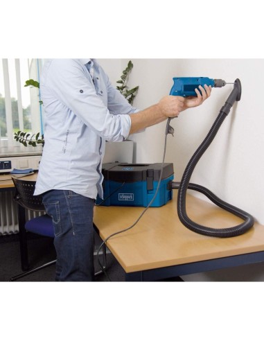 6 - Aspiratore per trucioli e polvere 1250w Scheppach hd2p