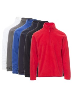 Felpa micropile pile leggero mezza zip uomo unisex Payper soft+