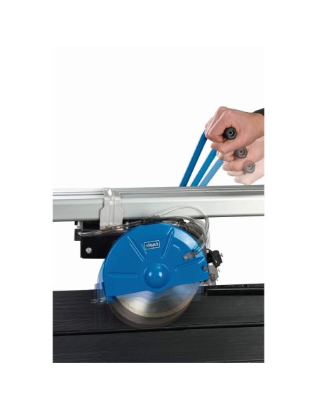 Tagliapiastrelle elettrica con banco ad acqua laser 120cm Scheppach fs4700