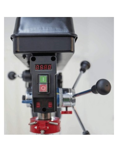 2 - Trapano a colonna da banco velocita' regolabile +laser 550 w Scheppach dp18vario