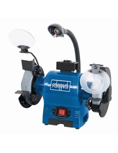 Smerigliatrice da banco da 6" &oslash;150mm 370w con doppio disco Scheppach bg150