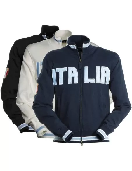 1 - Felpa estiva zip lunga Payper sport italia maglia in cotone uomo leggera