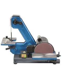 Levigatrice combinata da banco a nastro verticale e disco Fervi 0138