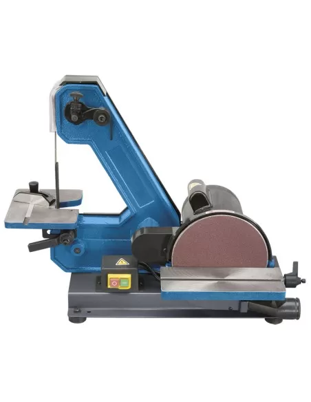 1 - Levigatrice combinata da banco a nastro verticale e disco Fervi 0138