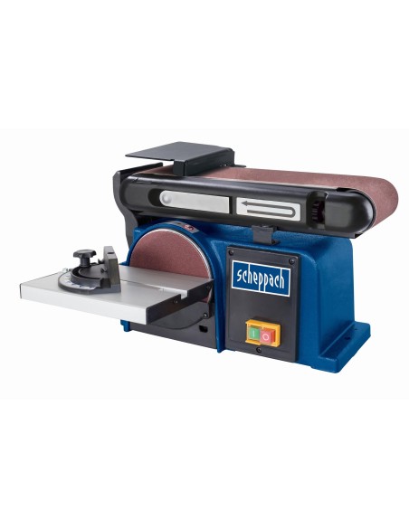 Levigatrice combinata da banco Scheppach bts800 nastro da100mm e disco da 150mm