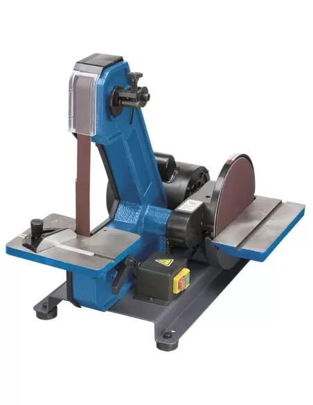 2 - Levigatrice combinata da banco a nastro verticale e disco Fervi 0138