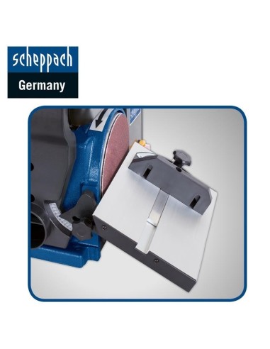 Levigatrice combinata da banco Scheppach bts800 nastro da100mm e disco da 150mm