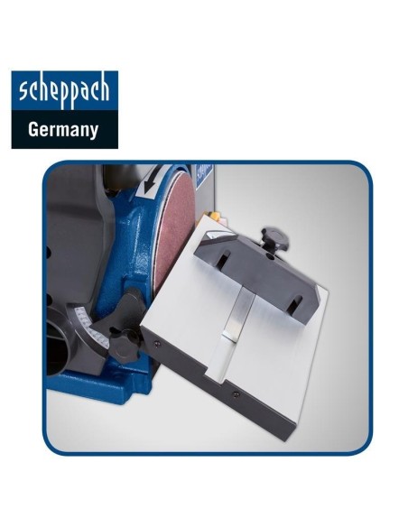 Levigatrice combinata da banco Scheppach bts800 nastro da100mm e disco da 150mm