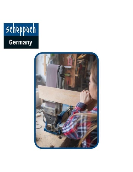 Levigatrice combinata da banco Scheppach bts800 nastro da100mm e disco da 150mm