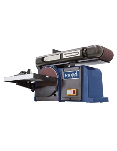 Levigatrice combinata da banco Scheppach bts800 nastro da100mm e disco da 150mm