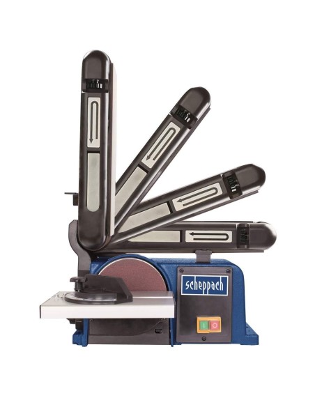 Levigatrice combinata da banco Scheppach bts800 nastro da100mm e disco da 150mm