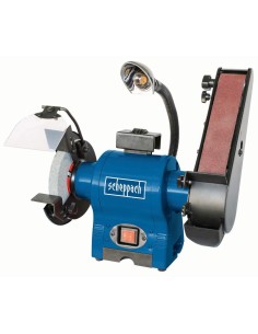 Levigatrice combinata da banco con nastro e mola Scheppach bgs700