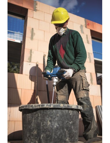 3 - Trapano miscelatore con frusta colla e malta 1200w Scheppach pm1200