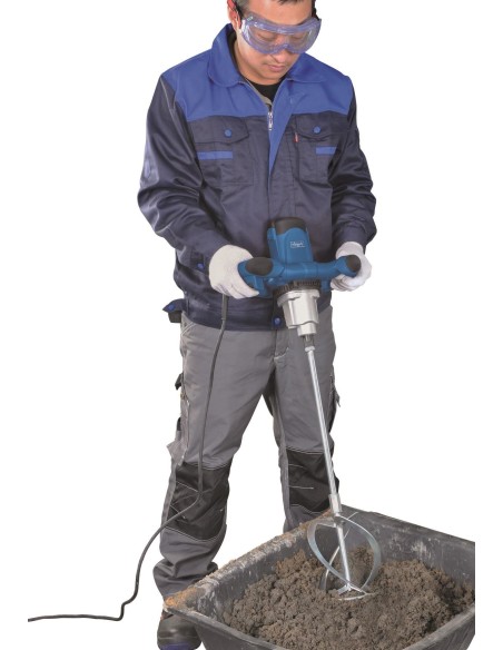 4 - Trapano miscelatore con frusta colla e malta 1200w Scheppach pm1200