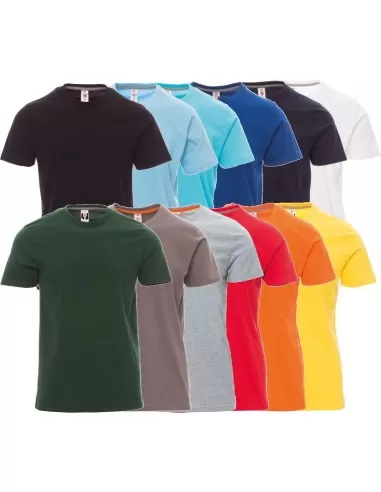T-shirt manica corta Payper sunrise maglia cotone uomo